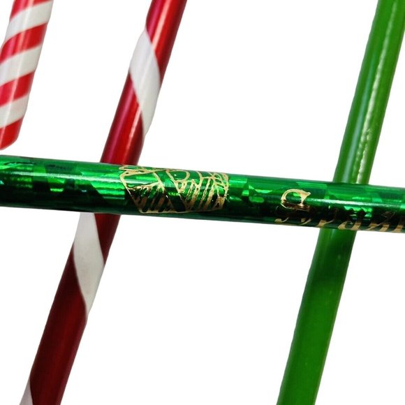 Wood Pencils Candy Cane Tree Star Holiday Unused Vintage Christmas Shaped Lot 7 - Picture 7 of 12